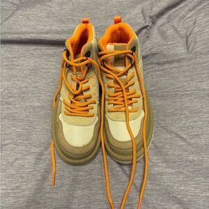 Ugg Orange and Tan Hiking Boots